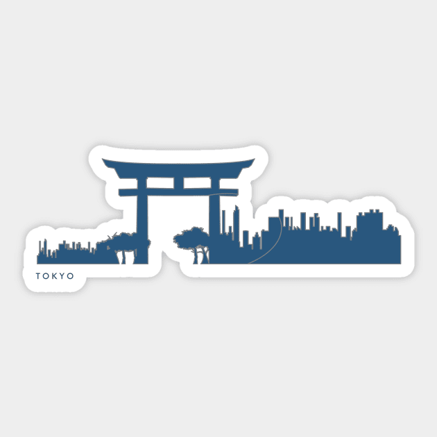 Beautiful Tokyo Sticker by jeune98